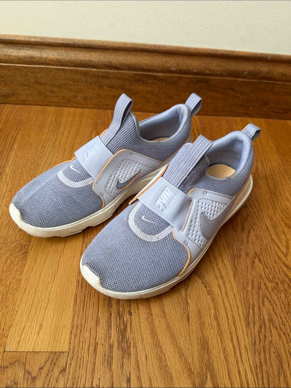 Nike AD Light Purple Sneakers Comfort Slip On Lightweight DJ1001-500 Size US 6
